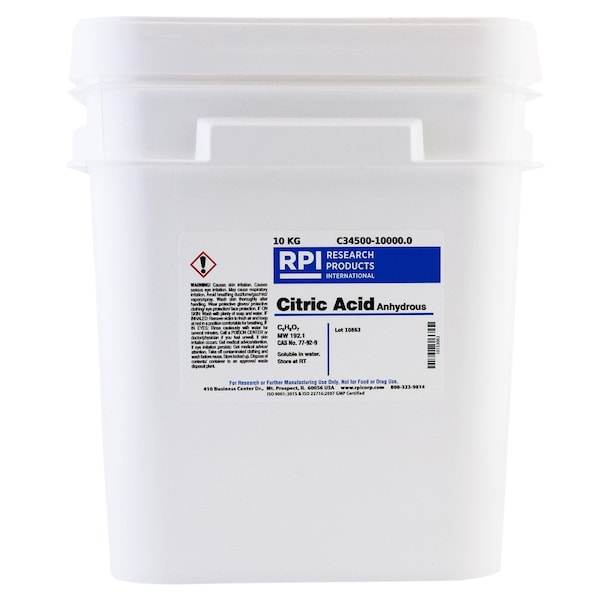 Citric Acid Anhydrous, 10 KG